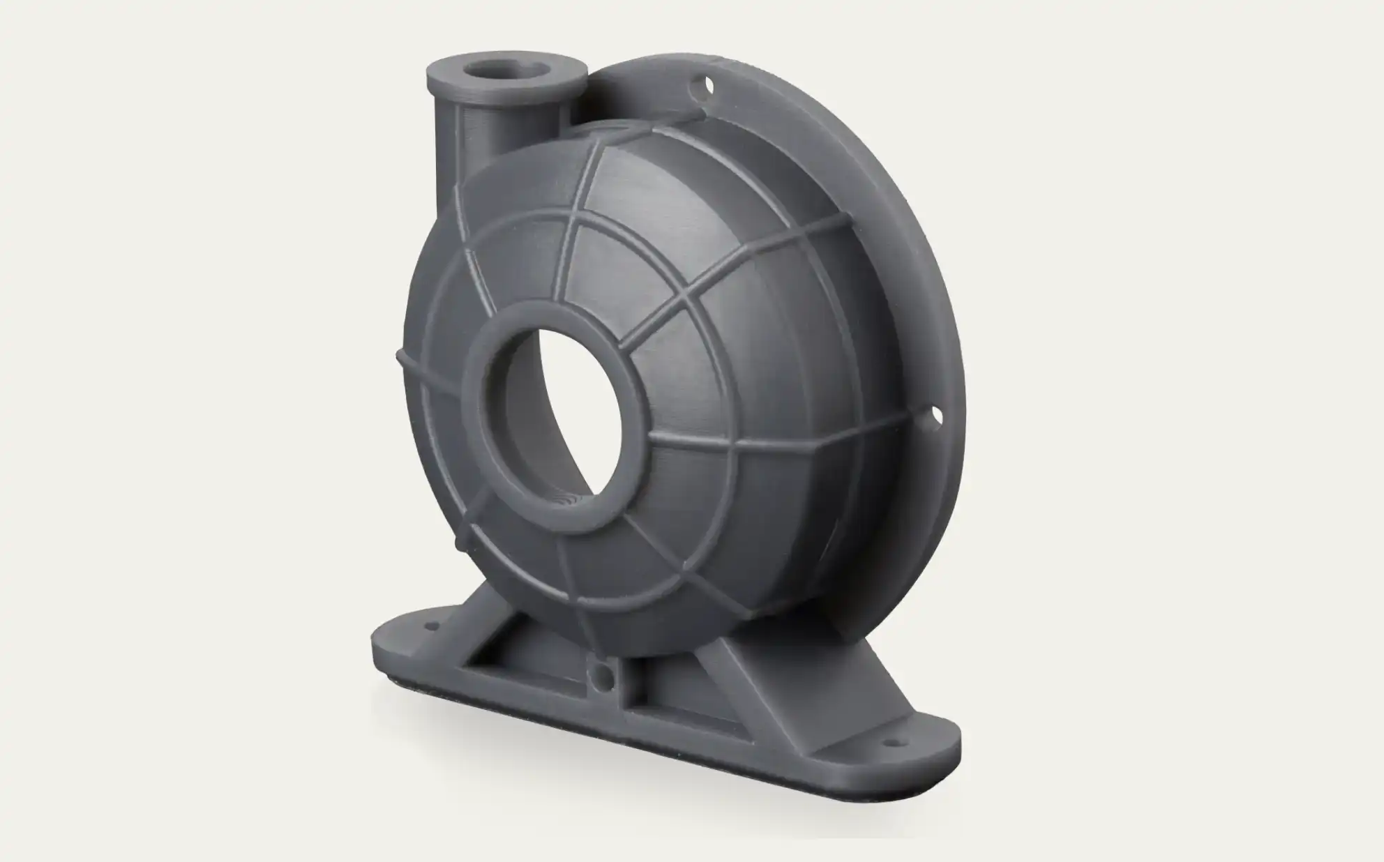 Formlabs Tough 2000 pump housing for rigid functional prototypes