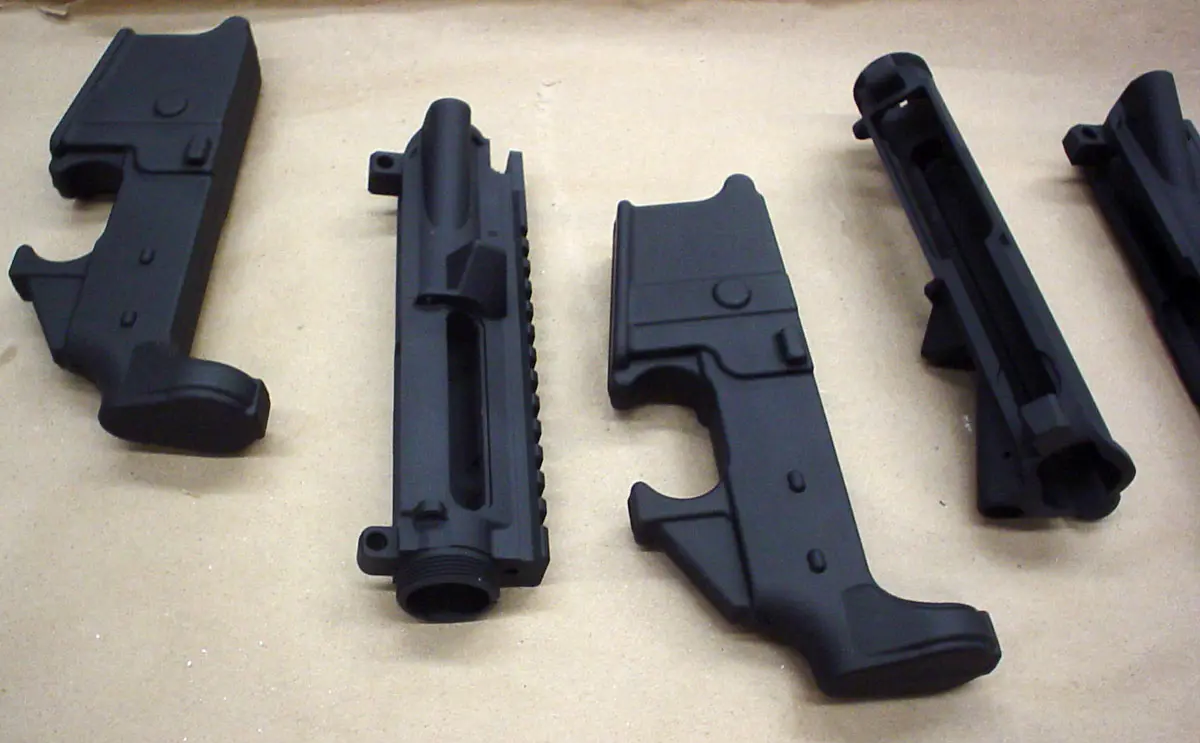 Type III hardcoat anodizing applied to black aluminum machined components