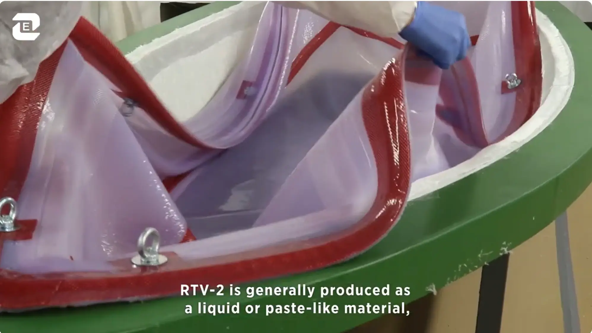 Two-component room temperature vulcanizing silicone (RTV-2)