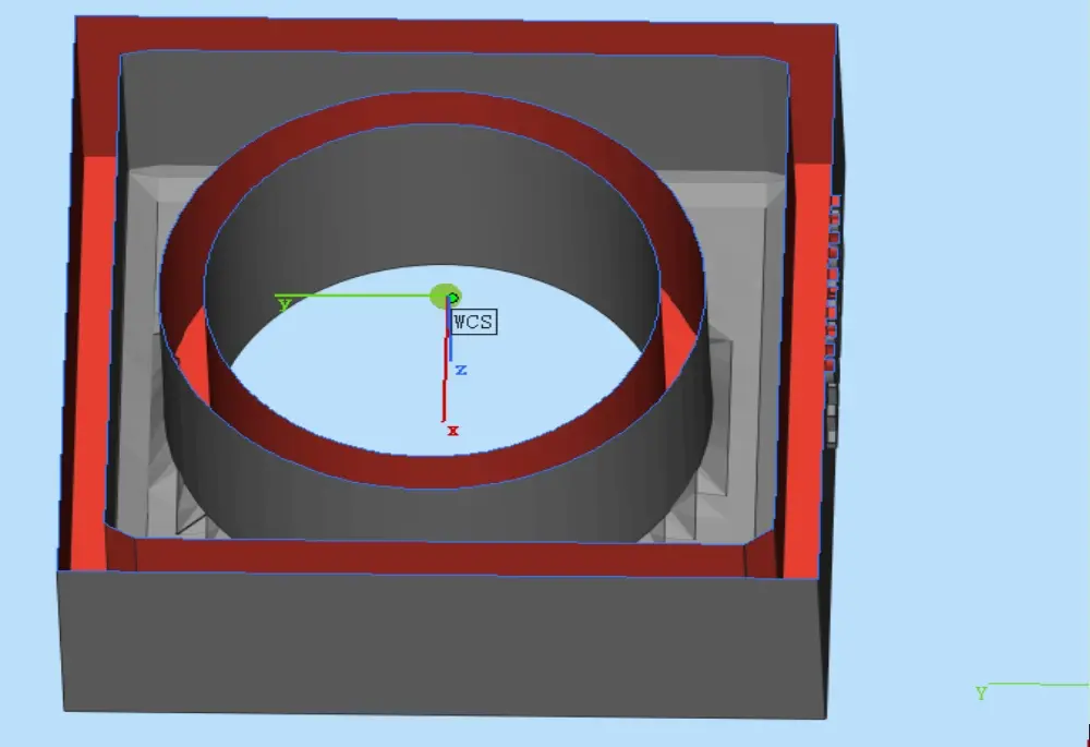 Hollow part design for reducing 3D printing material and cost