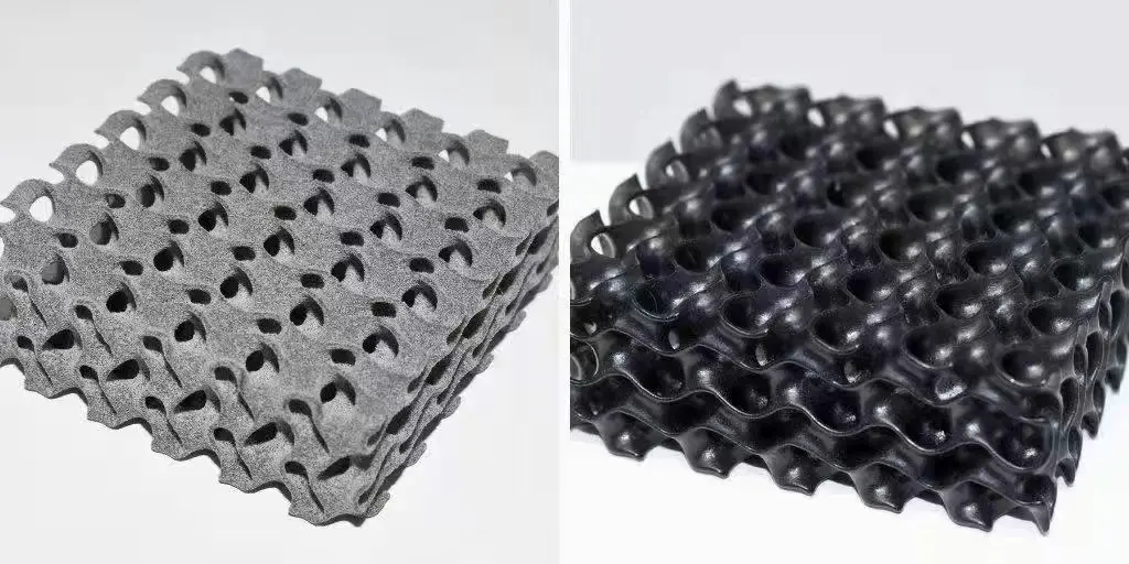 Vapor-smoothed 3D printed parts with smooth and textured surface finishes