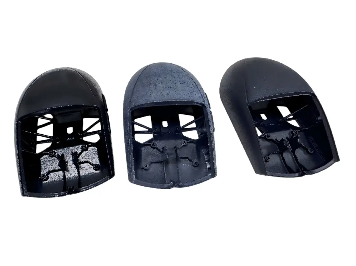 Comparison of raw, vapor-smoothed, and media-tumbled 3D-printed parts