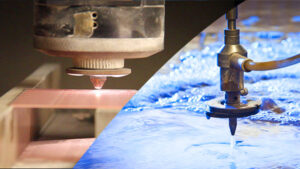 Read more about the article Differences Between Laser Cutting and Waterjet Cutting