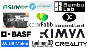 Read more about the article Exploring the Top 3D Printing Filament Brands for Exceptional Prints